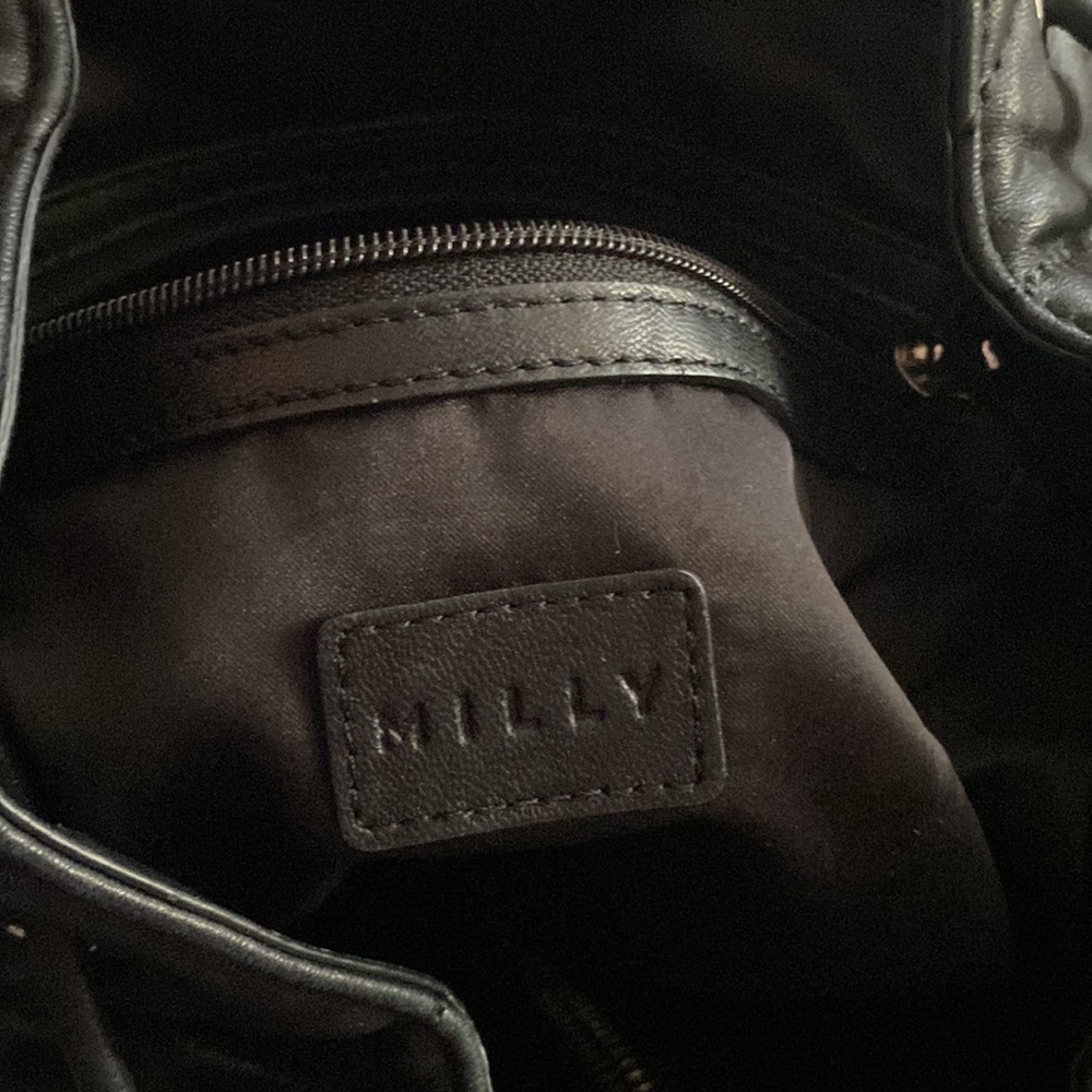 Drawstring Soft Leather Backpack Purse - image 7